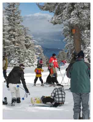 Digital Photograph: Skiers