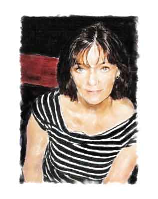 Digital Watercolor: Donna